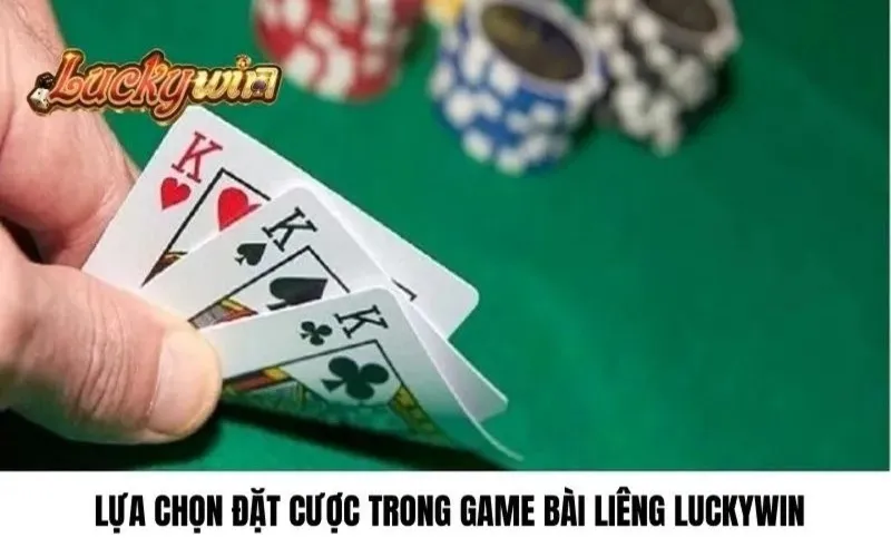 Một số lựa chọn đặt cược trong game bài Liêng Luckywin